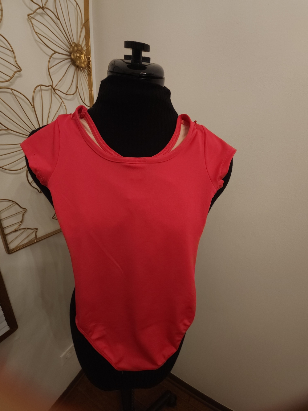 Women's Hot Pink Cap Sleeve Top